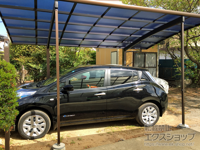 山梨県中巨摩郡昭和町ののカーポート レイナポートグラン　積雪〜20cm対応 施工例