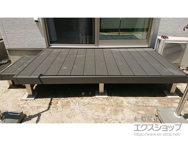 愛知県碧南市ののウッドデッキ リウッドデッキ 200 施工例