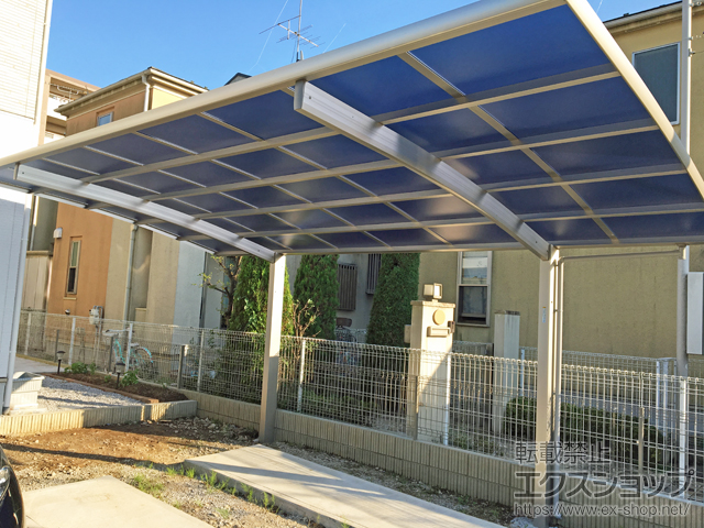 埼玉県白岡市ののカーポート レイナポートグラン　積雪〜20cm対応 施工例