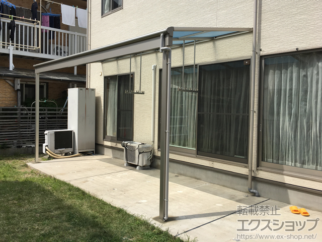 愛知県碧南市ののテラス屋根 ヴェクターテラス F型 テラスタイプ 単体 積雪〜20cm対応 施工例