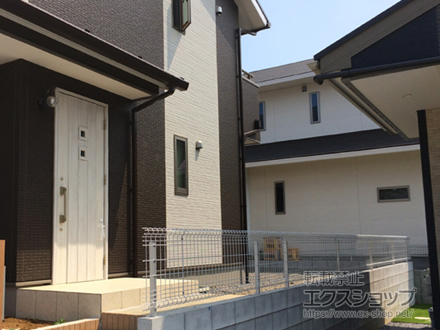 千葉県市原市ののフェンス・柵 ユメッシュHR型 フリー支柱タイプ 施工例