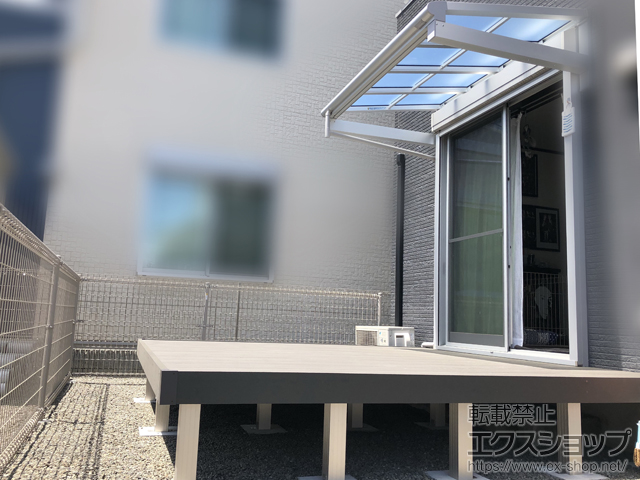 東京都西多摩郡日の出町ののウッドデッキ リウッドデッキ 200 施工例