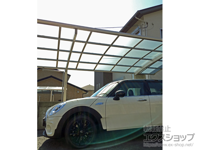 熊本県玉名市ののカーポート レイナポートグラン　積雪〜20cm対応 施工例