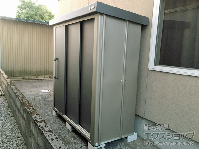 富山県富山市のの物置・屋外倉庫 エスケーエイト SK8-50 一般型 1800×800×1940 SK8-50-GK 施工例