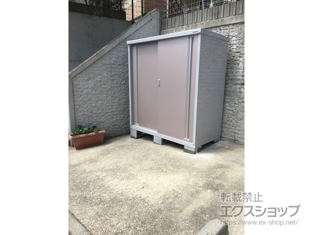 神奈川県横浜市のの物置・屋外倉庫 シンプリー 一般型 1520×755×1603 MJX-157D-AR 施工例