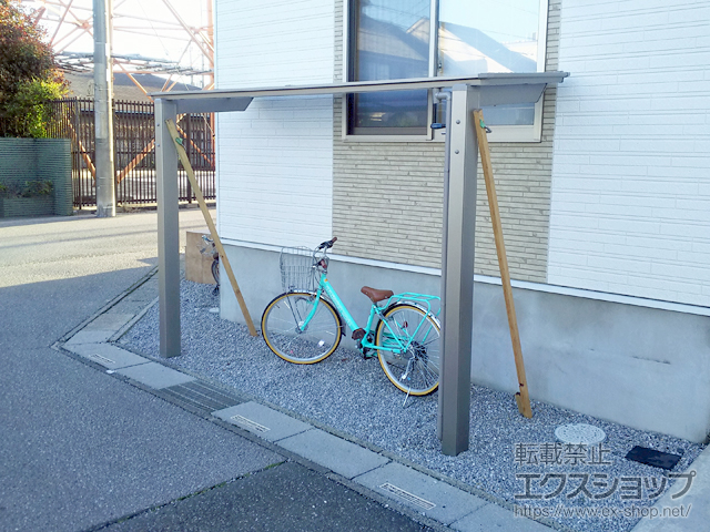 埼玉県川口市ののテラス屋根 フーゴF 独立テラスタイプ 単体 積雪〜20cm対応 施工例