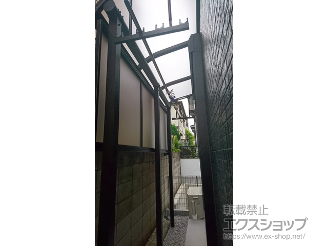 東京都練馬区ののテラス屋根 ヴェクターテラス R型 テラスタイプ 単体 積雪〜20cm対応 施工例