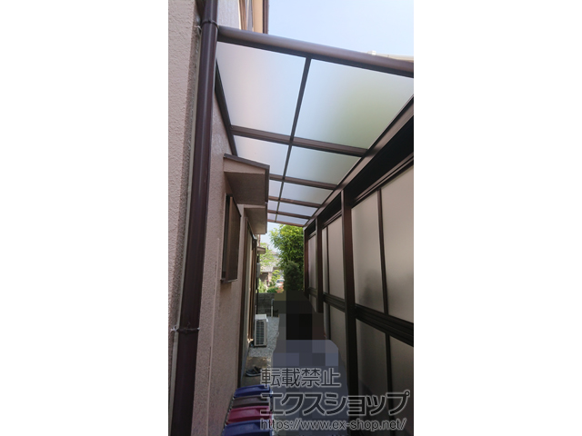 兵庫県加古川市ののテラス屋根 ヴェクターテラス F型 テラスタイプ 単体 積雪〜20cm対応※張り出し納まり 施工例