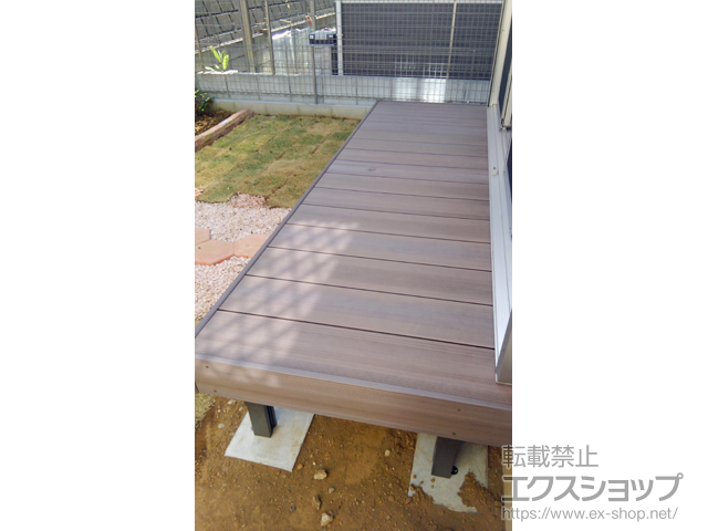 千葉県船橋市ののウッドデッキ 樹ら楽ステージ 木彫 施工例