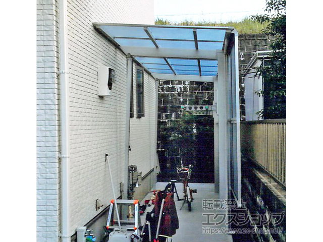 兵庫県篠山市ののカーポート ネスカF (フラットスタイル) 積雪〜20cm対応 施工例