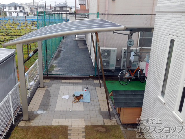 山梨県笛吹市ののカーポート レイナポートグラン　積雪〜20cm対応 施工例