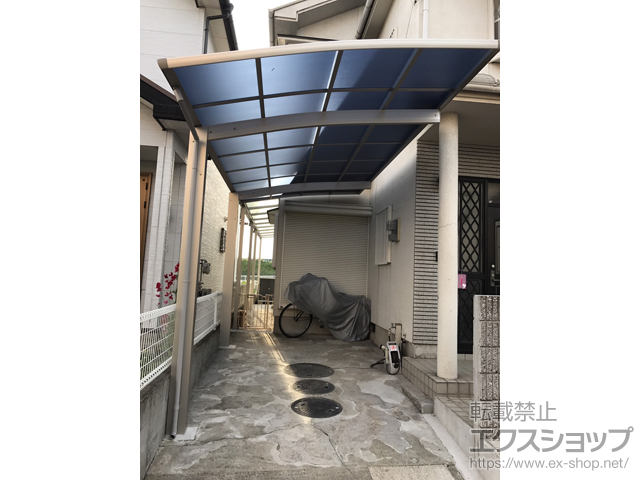 和歌山県岩出市ののカーポート プレシオスポート 積雪〜20cm対応 施工例