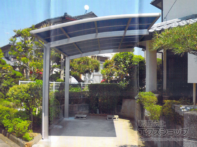 茨城県龍ケ崎市ののカーポート レイナポートグラン　積雪〜20cm対応 施工例