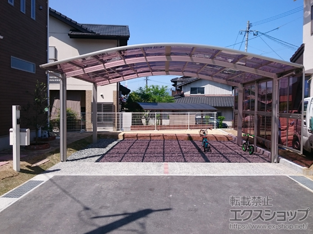 福岡県小郡市ののカーポート レイナツインポートグラン　積雪〜20cm対応 施工例