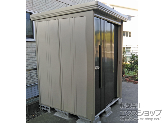 静岡県静岡市のの物置・屋外倉庫 Mr.ストックマンダンディ 一般型 1316×1590×2110 ND-1315-J 施工例