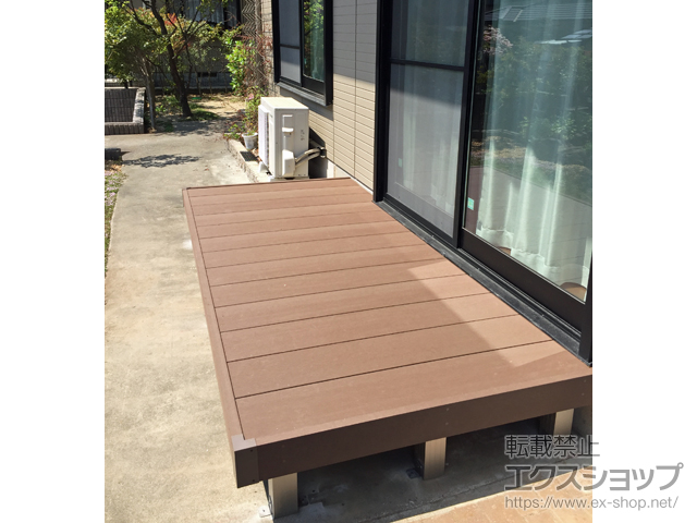 三重県桑名市ののウッドデッキ リウッドデッキ 200 施工例