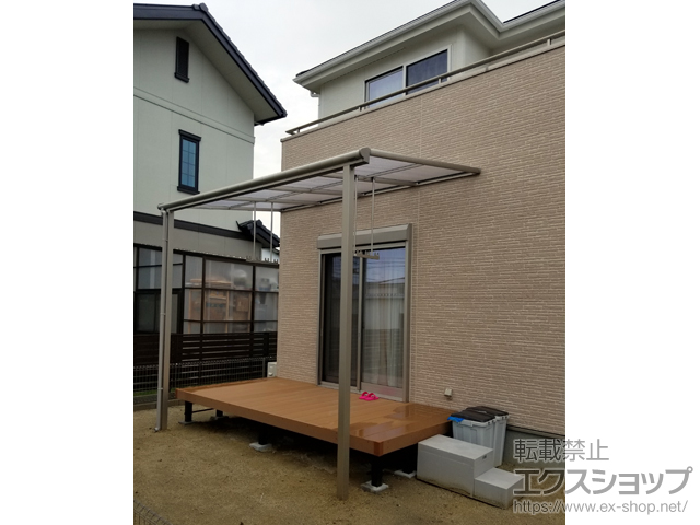 愛知県海部郡大治町ののテラス屋根 ヴェクターテラス F型 テラスタイプ 単体 積雪〜20cm対応 施工例