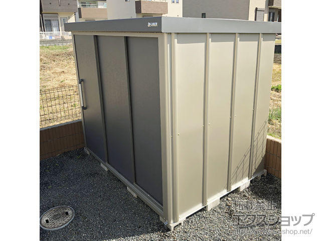 茨城県常陸大宮市のの物置・屋外倉庫 エスケーエイト SK8-100 一般型 2200×1600×1940 SK8-100-GK 施工例