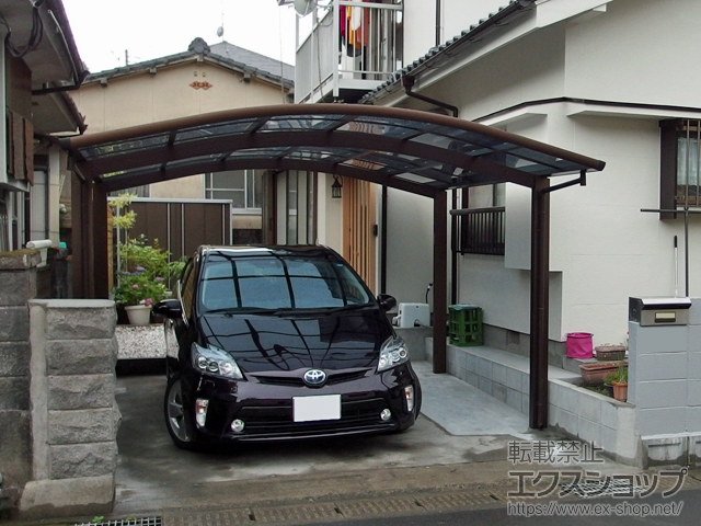 鹿児島県鹿児島市ののカーポート レイナツインポートグラン　積雪〜20cm対応 施工例