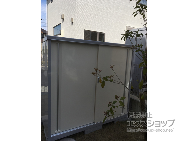 兵庫県三田市のの物置・屋外倉庫 シンプリー 一般型 1740×755×1603 MJX-177D FW 施工例