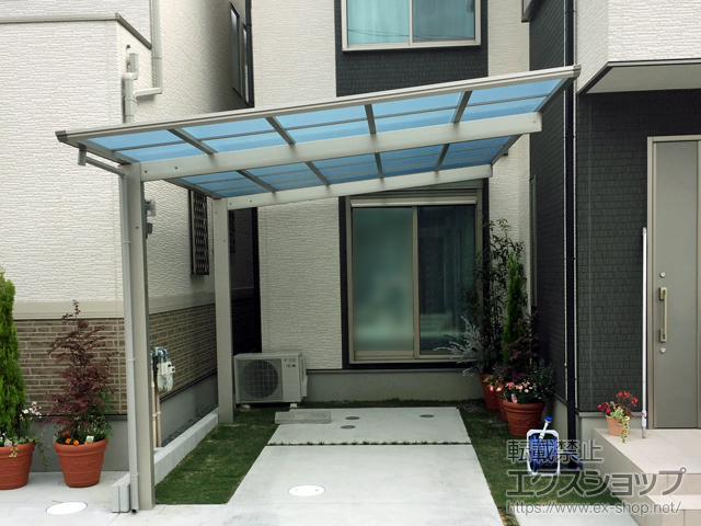 大阪府八尾市ののカーポート エフルージュグラン　積雪〜20cm対応 施工例