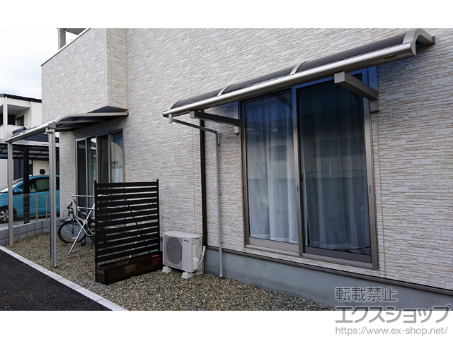 大分県大分市ののテラス屋根 ヴェクターテラス R型 ルーフタイプ 単体 積雪〜20cm対応 施工例