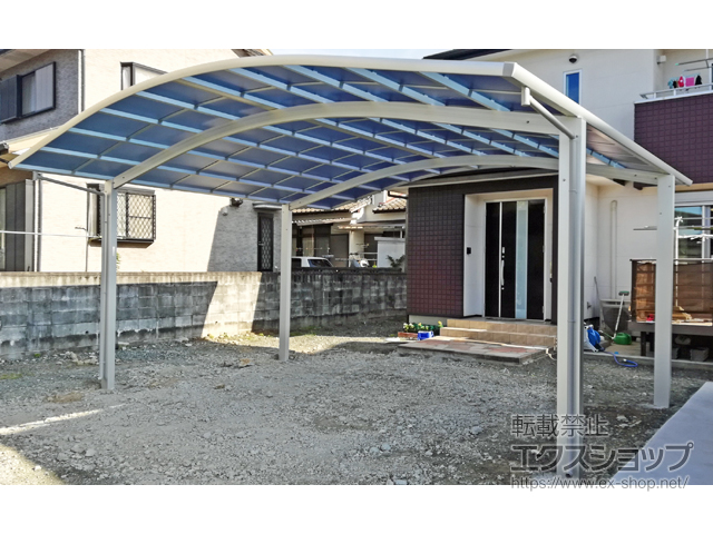 熊本県荒尾市ののカーポート レイナツインポートグラン　積雪〜20cm対応 施工例