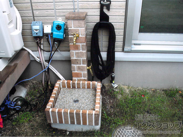 埼玉県八潮市のの立水栓・ガーデンシンク ネオキャスティ #01 施工例