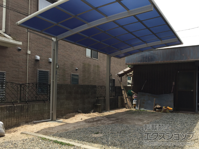 岡山県備前市ののカーポート レイナポートグラン　積雪〜20cm対応 施工例