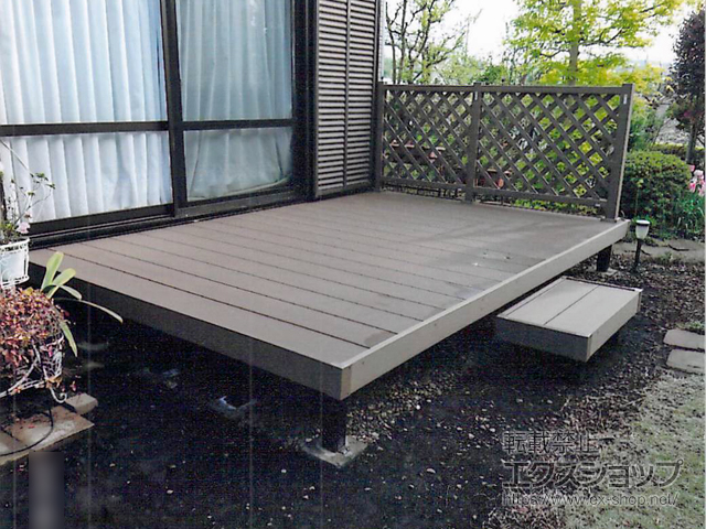 栃木県宇都宮市ののウッドデッキ リウッドデッキ 200 施工例