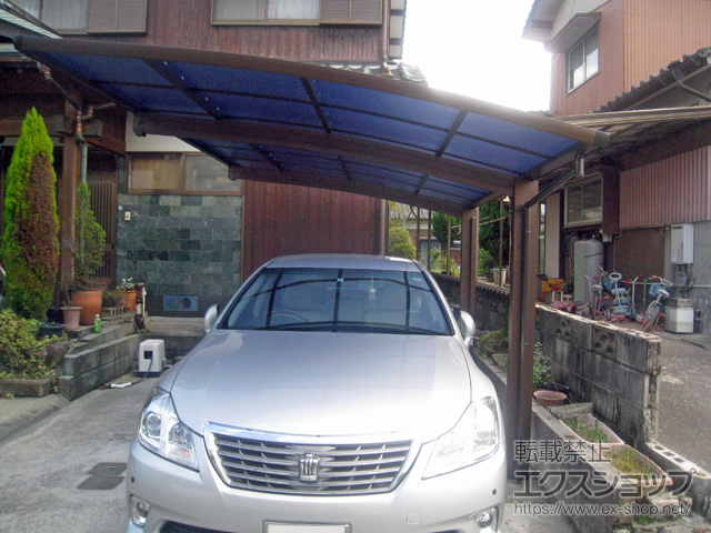 佐賀県鹿島市ののカーポート プレシオスポート 積雪〜20cm対応 施工例