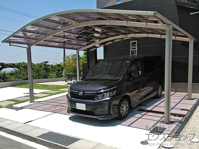 福岡県八女市ののカーポート レイナツインポートグラン　積雪〜20cm対応 施工例