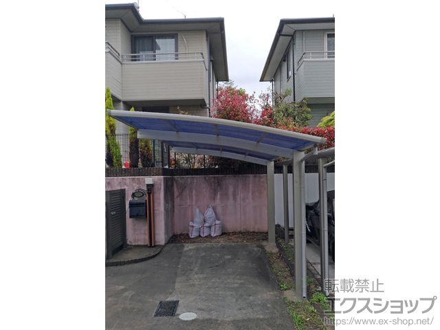 愛知県名古屋市ののカーポート プレシオスポート 積雪〜20cm対応 施工例