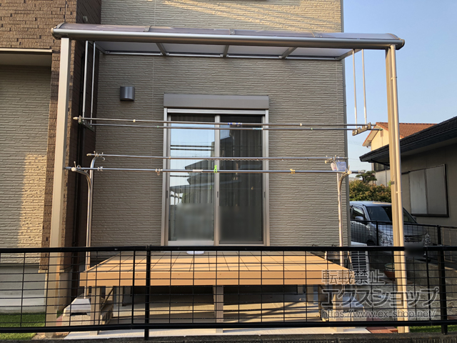 熊本県宇城市ののウッドデッキ リウッドデッキ 200 施工例