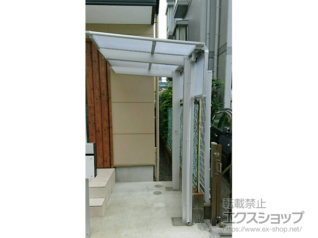 大阪府堺市ののサイクルポート・駐輪場 ネスカFミニ (フラットスタイル) 積雪〜20cm対応 施工例