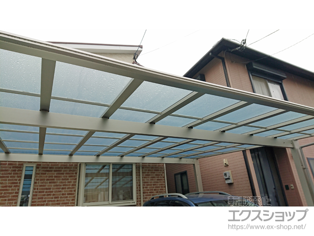 鹿児島県鹿児島市ののカーポート エフルージュ ツイン 積雪〜20cm対応 施工例