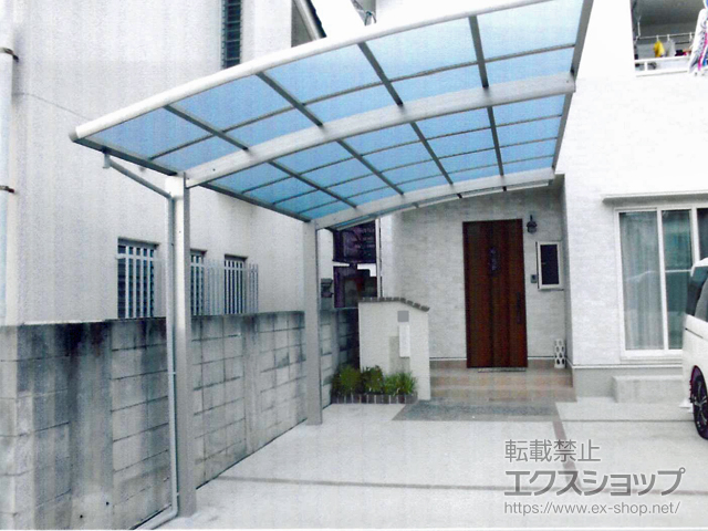 広島県広島市ののカーポート レイナポートグラン　積雪〜20cm対応 施工例