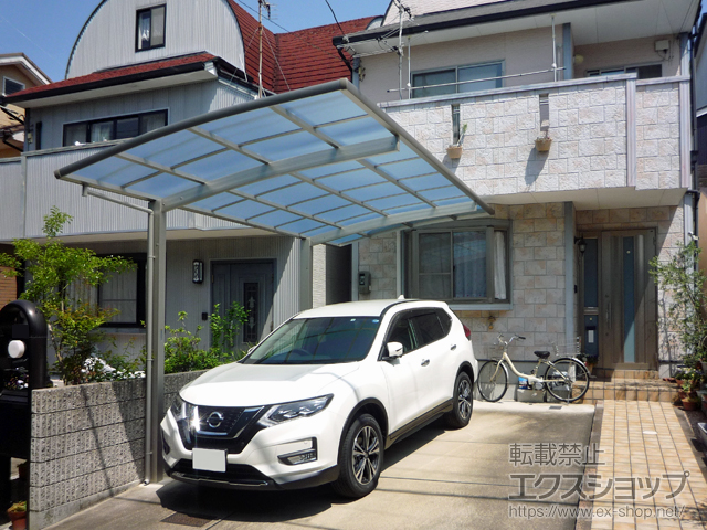 京都府宇治市ののカーポート レイナポートグラン　積雪〜20cm対応 施工例