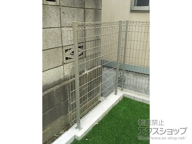 千葉県船橋市ののフェンス・柵 ハイグリッドフェンスN8型 フリーポールタイプ 施工例