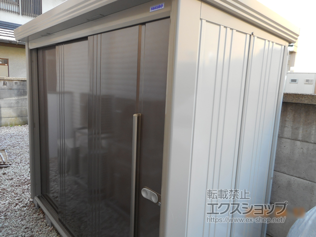 東京都品川区のの物置・屋外倉庫 Mr.ストックマンダンディ 一般型 2532×1222×2110 ND-2512-B 施工例