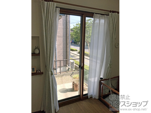 埼玉県越谷市のの二重窓（内窓） インプラス ダストバリア仕様 引違い窓 2枚建 施工例