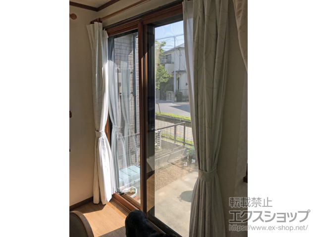 埼玉県越谷市のの二重窓（内窓） インプラス ダストバリア仕様 引違い窓 2枚建 施工例