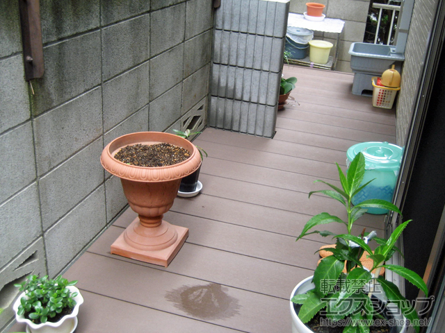 東京都東大和市ののウッドデッキ リウッドデッキ 200 施工例