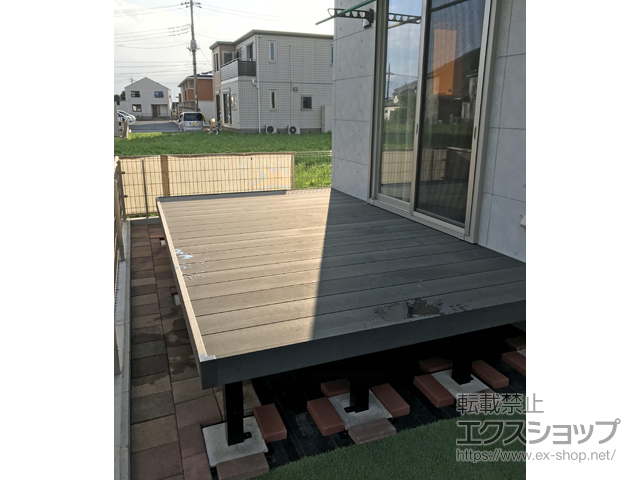 千葉県四街道市ののウッドデッキ リウッドデッキ 200 施工例