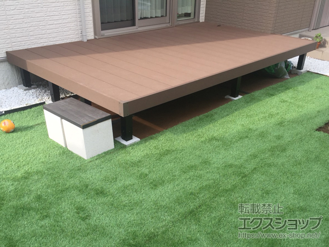 千葉県流山市ののウッドデッキ リウッドデッキ 200 施工例