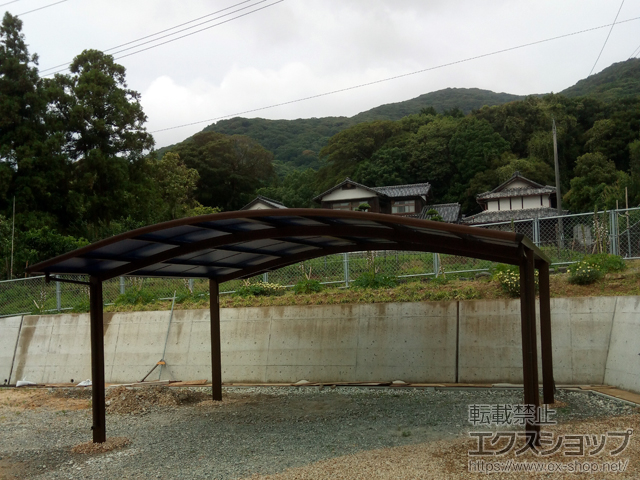 山口県下関市ののカーポート プレシオスポート ワイド 積雪〜20cm対応 施工例