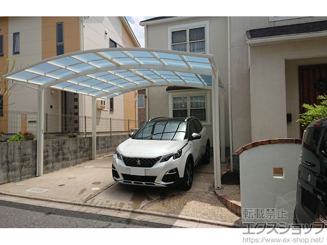 広島県広島市ののカーポート レイナツインポートグラン　積雪〜20cm対応 施工例