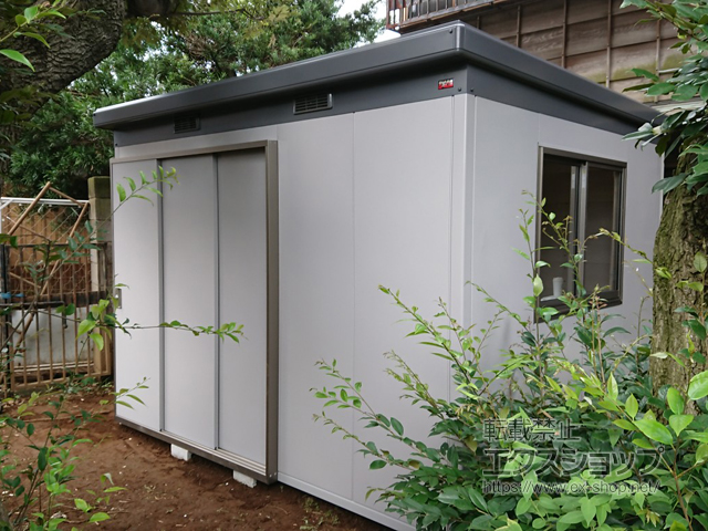 千葉県柏市のの物置・屋外倉庫 ナイソー 一般型 3040×2460×2270 SMK-75S 施工例