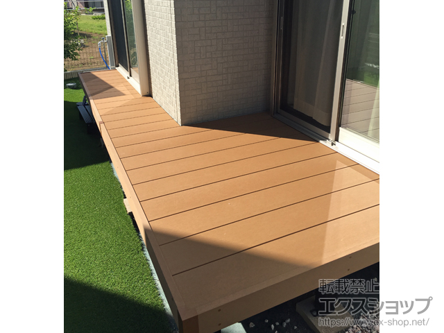 埼玉県上尾市ののウッドデッキ リウッドデッキ 200 施工例