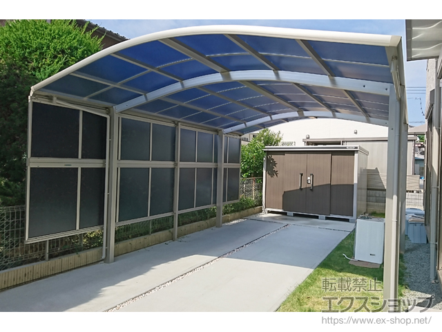 群馬県前橋市ののカーポート レイナツインポートグラン　積雪〜20cm対応 施工例